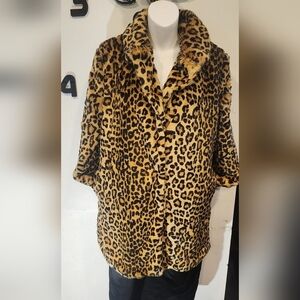 Forever 21 Leopard Print Teddy Jacket